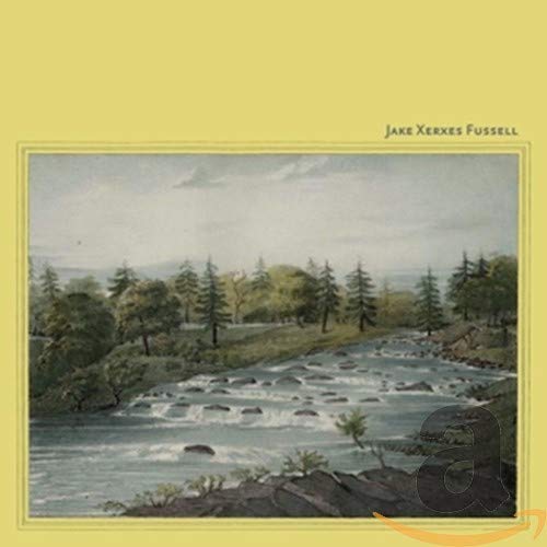 CD cover with a vintage painting of a rocky river landscape.