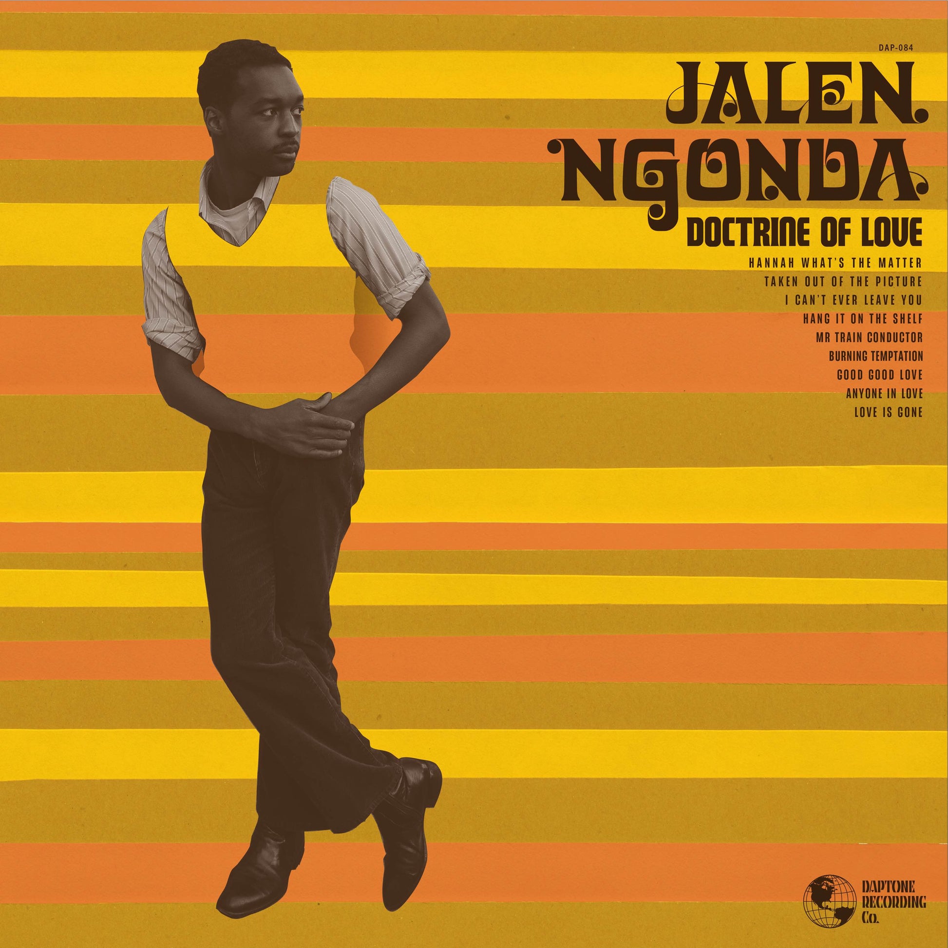 CD cover for Jalen Ngonda’s “Doctrine of Love” featuring a portrait.