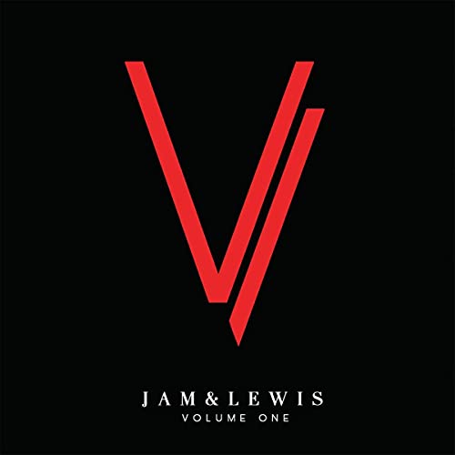 Black background with red angular "V" shape and "Jam & Lewis Volume One" text.