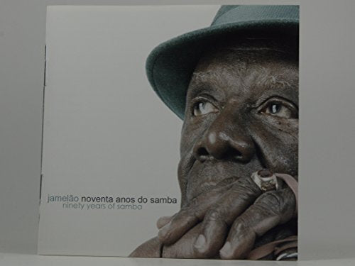 CD cover with a man's face and hat, text "jamelão noventa anos do samba".