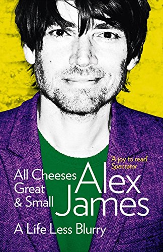 Book cover featuring a portrait of author Alex James in a purple jacket.