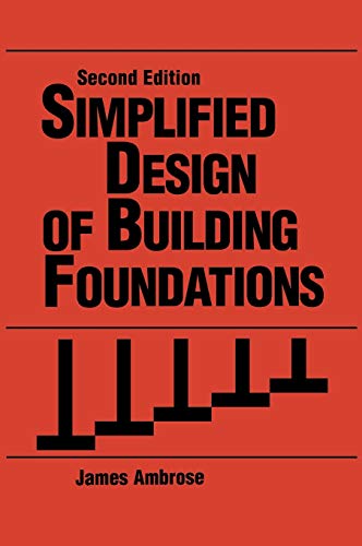 Red book cover with white text: "Simplified Design of Building Foundations".