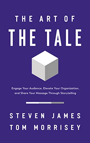 Book cover: "The Art of the Tale" with a white cube graphic.