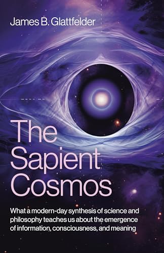 Book cover with an eye-shaped nebula and title "The Sapient Cosmos".