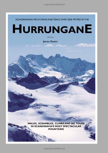 Book cover featuring snowy mountains and the title "Hurrungane".