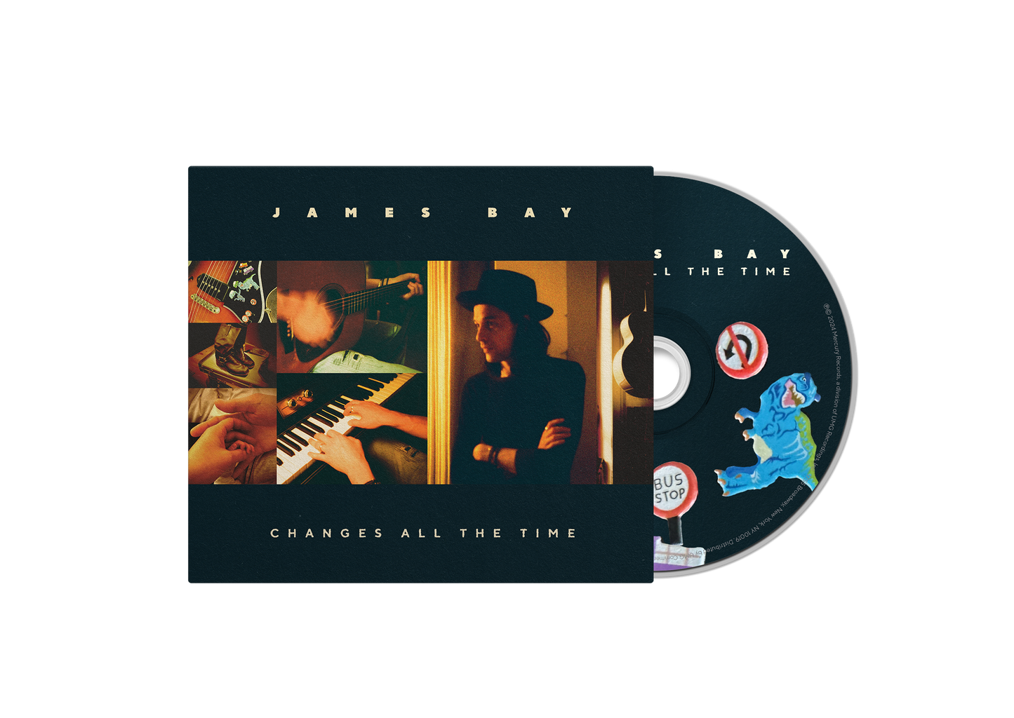 James Bay “Changes All The Time” CD case with musician portrait.