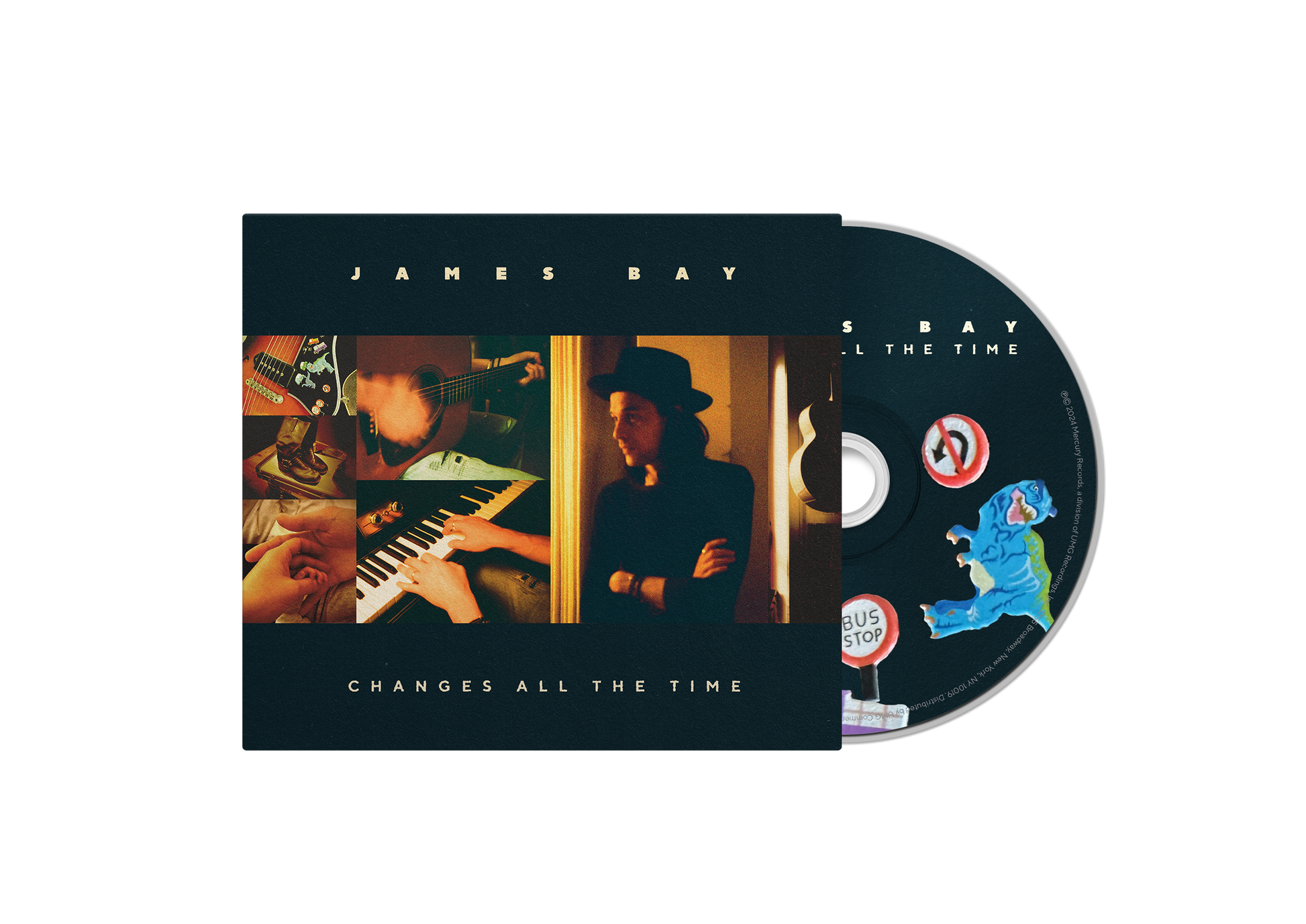 James Bay “Changes All The Time” CD case with musician portrait.