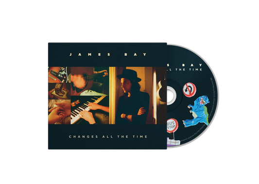 James Bay “Changes All The Time” CD case with musician portrait.