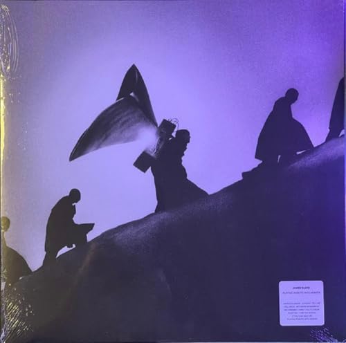 Vinyl record cover with silhouetted figures and a large horn shape.