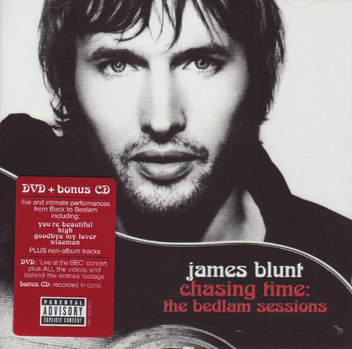 James Blunt album cover: "Chasing Time - The Bedlam Sessions" DVD and CD.