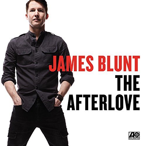 James Blunt album cover, "The Afterlove", featuring the artist in black clothing.