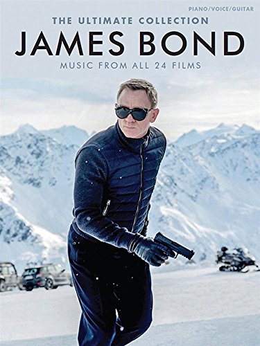James Bond music collection cover featuring Daniel Craig in a winter scene.