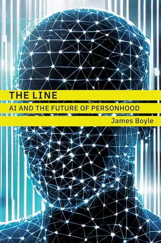 Book cover featuring a digital human head silhouette made of glowing blue network lines.