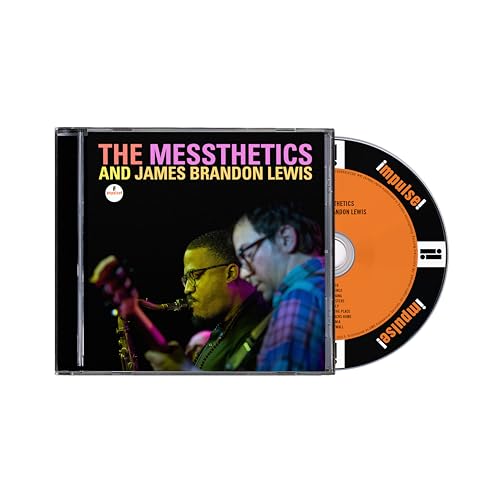 CD case for "The Messthetics and James Brandon Lewis" with musicians pictured.
