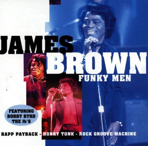 James Brown album cover, "Funky Man," featuring photos of the performer.