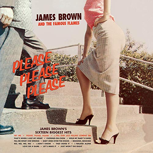 James Brown album cover: man and woman in mid-century attire.