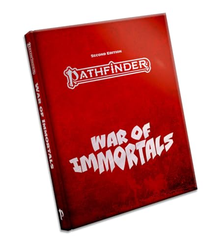 Red Pathfinder RPG book, “War of Immortals Special Edition (P2)”, angled view.