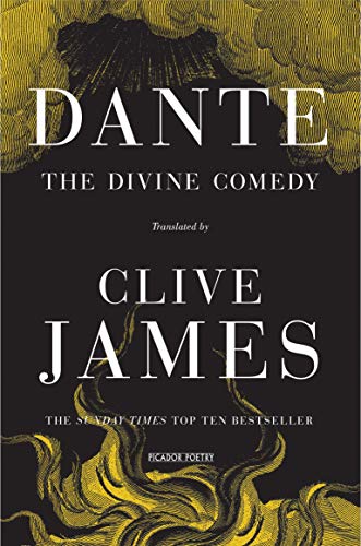 Book cover for "The Divine Comedy" by Dante, translated by Clive James.