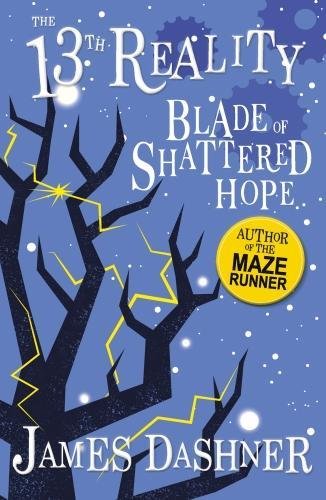Book cover: “The Blade of Shattered Hope” with dark trees and starry sky.