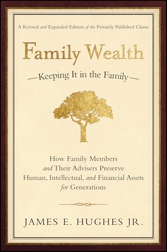 Book cover: "Family Wealth" with a gold tree illustration.