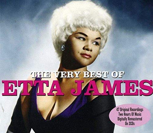 CD cover featuring a portrait of Etta James with red text.