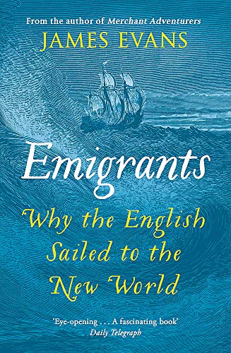 Book cover featuring a sailing ship on a blue sea with white text.