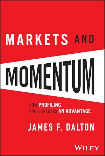 Red book cover with white text: "Markets and Momentum" by James F. Dalton.