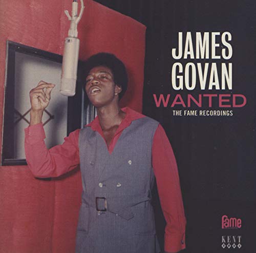 CD cover featuring James Govan singing into a vintage microphone.