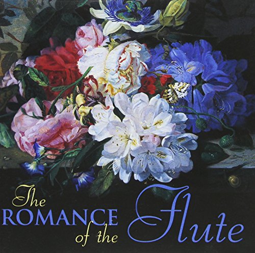 CD cover with a still life painting of colorful flowers and text.