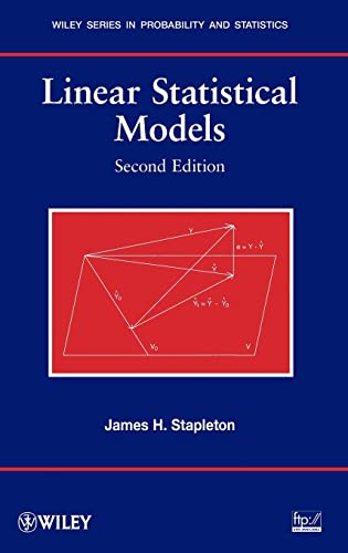 Book cover: “Linear Statistical Models” second edition, with geometric illustration.