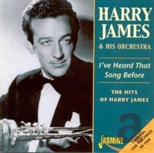 CD cover featuring Harry James, a bandleader with his trumpet.