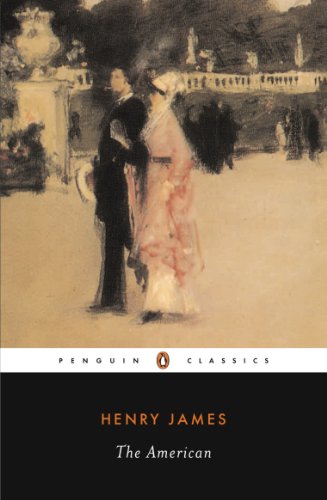 Book cover: “The American” by Henry James, featuring a painted couple.