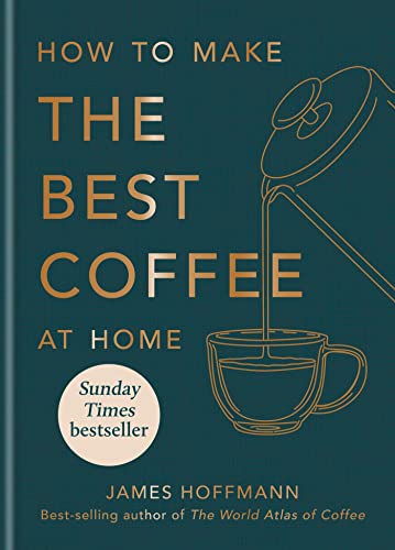 Book cover: "How to Make the Best Coffee" with coffee pot illustration.