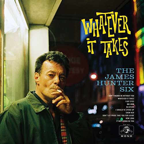 Vinyl album cover featuring James Hunter Six and a portrait of a man smoking.