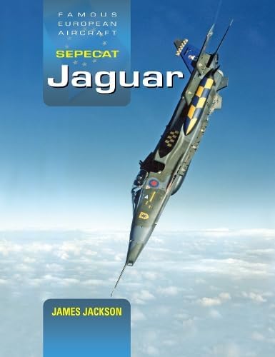 Book cover featuring a grey SEPECAT Jaguar jet aircraft in flight.