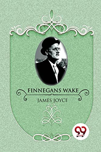 Book cover of "Finnegans Wake" featuring a portrait of James Joyce.