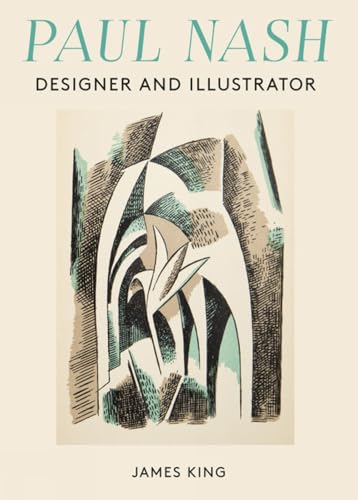 Book cover for “Paul Nash: Designer and Illustrator” featuring abstract floral art.