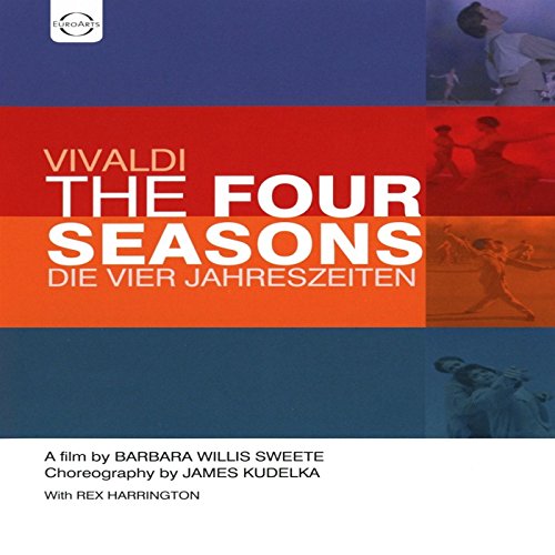 DVD cover for Vivaldi’s “The Four Seasons” ballet, with dancers.
