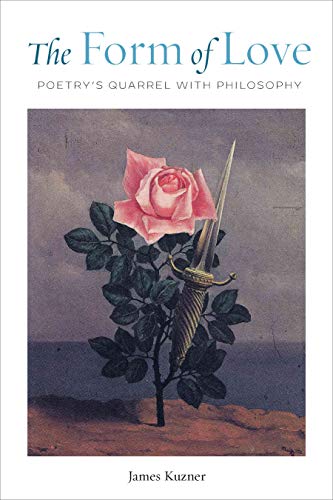Book cover: rose pierced by a sword against a blurred landscape.