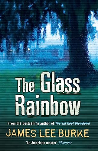 Book cover for “The Glass Rainbow” featuring a house seen through trees.
