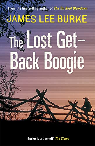 Book cover: "The Lost Get-Back Boogie" with a silhouetted figure and fence.