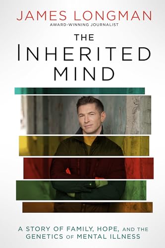 Book cover with a portrait of a man behind colorful horizontal stripes.