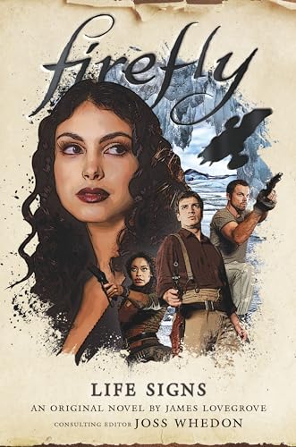 Book cover featuring characters from Firefly, with a woman in foreground.