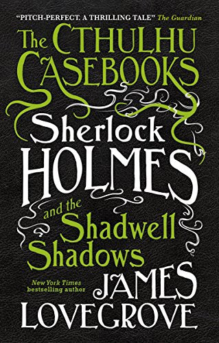 The image shows a book cover with black background and white and green text. For accessibility purposes, a suitable alt text could be: "Book cover with black background, white and green text."