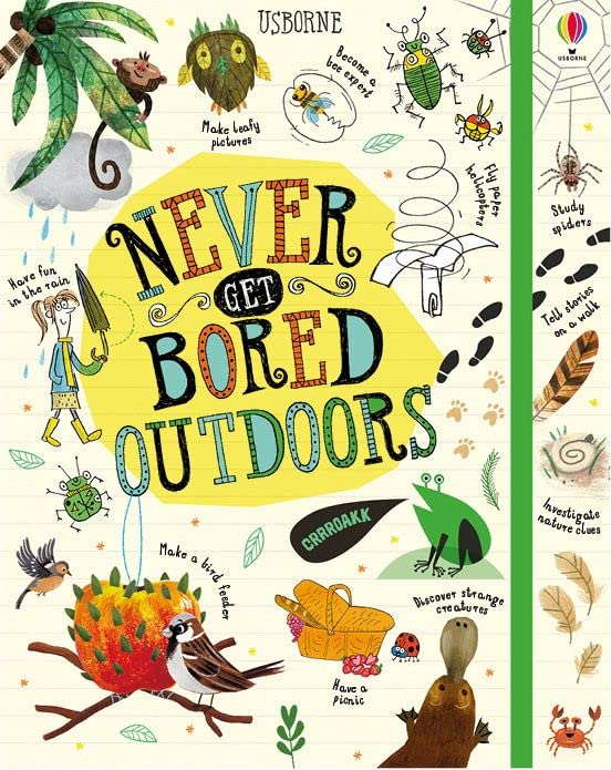 Book cover with colorful illustrations of nature and outdoor activities.