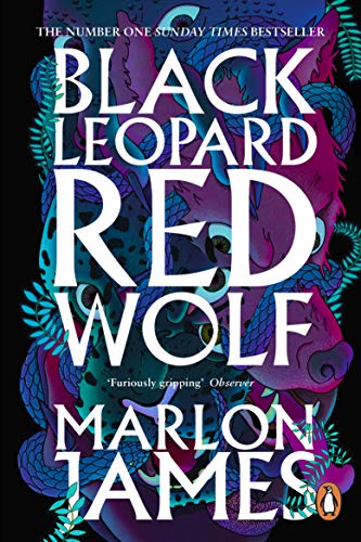Book cover featuring stylized leopard and wolf imagery in purple and pink.