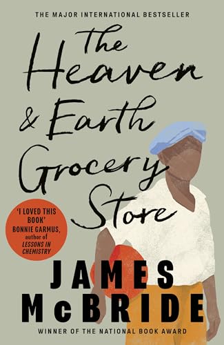 Book cover for The Heaven & Earth Grocery Store featuring an illustration of a person.