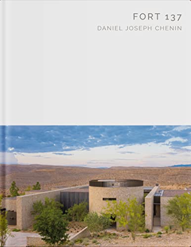 Book cover featuring a modern, circular building in a desert landscape.
