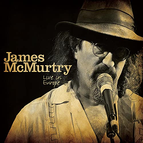 James McMurtry album cover: close-up of musician with hat and microphone.