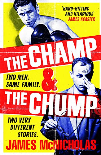 Book cover: two men, one boxing, one in a suit, with bold red text.